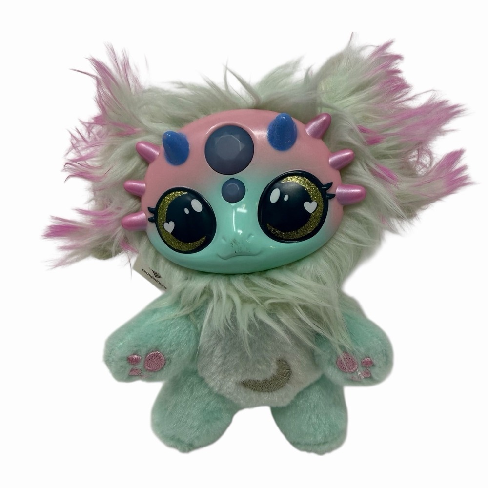 Magic Mixies Mixlings Teal‎ Pink Alien Plush Moon Belly 6.5 Inch Moose Toys 2022